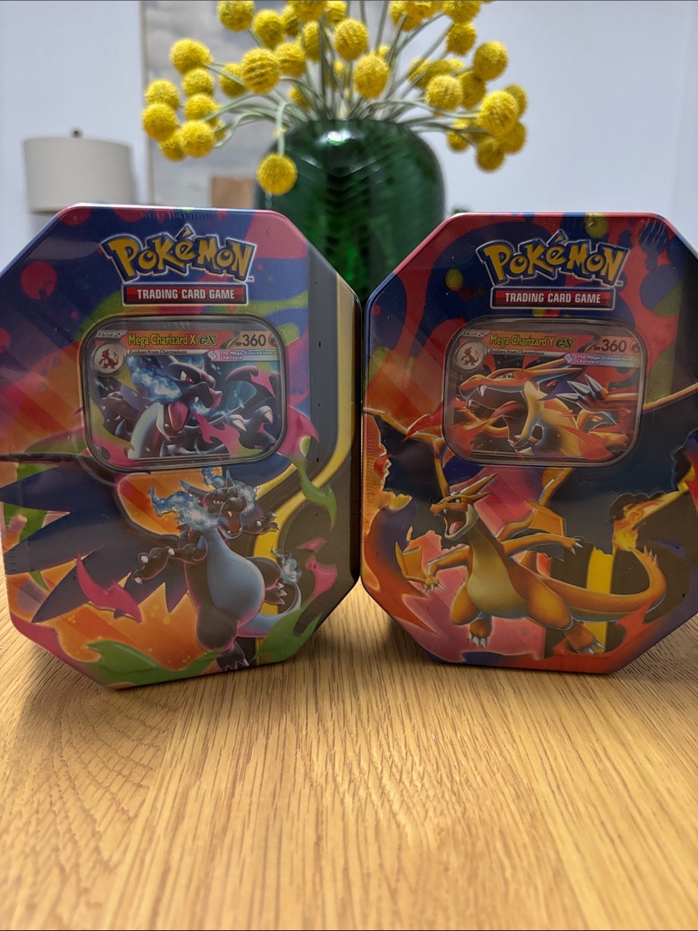 Pokemon TCG Charizard X & Y Tin Bundle Brand New Sealed (Set of 2 tins)